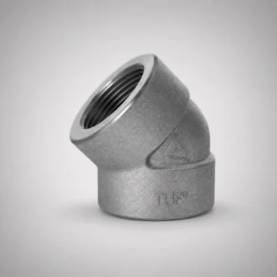 1009_w Tupy - Cotovelo 45° TupyForged Classe 3000 THR - Forjado Roscavel NPT