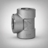 1045_w Tupy - Tê de Redução TupyForged Classe 3000 THR - Forjado Roscavel NPT