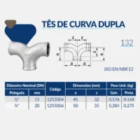 1249-_w Tupy - Tê de Hidrante BSP