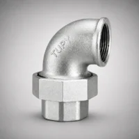 1268_w Tupy - União Cotovelo com Assento Cônico de Ferro BSP