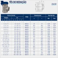 6845-_w Tupy - Tê de Redução NPT-300
