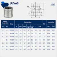 6931-_w Tupy - Luva NPT-150